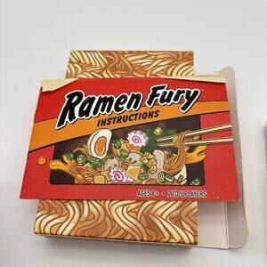 Ramen Fury Use Your Noodle Card Game Take Out Themed Strategy Family Ages 8+ NEW
